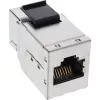 InLine RJ45 Keystone-Modul Buchse-zu-Buchse SNAP-In Cat.6A STP
