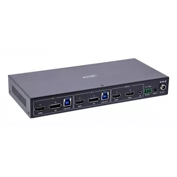 InLine 57885G KVM-Switch Rackmontage Schwarz