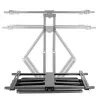 InLine Premium Aluminium-Wandhalterung für Flachbildfernseher 37-80 Zoll Weiß 70 kg