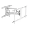 InLine Premium Aluminium-Wandhalterung für Flachbildfernseher 37-80 Zoll Weiß 70 kg