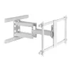 InLine Premium Aluminium-Wandhalterung für Flachbildfernseher 37-80 Zoll Weiß 70 kg