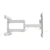 InLine Premium Aluminium-Wandhalterung für Flachbildfernseher 37-80 Zoll Weiß 70 kg