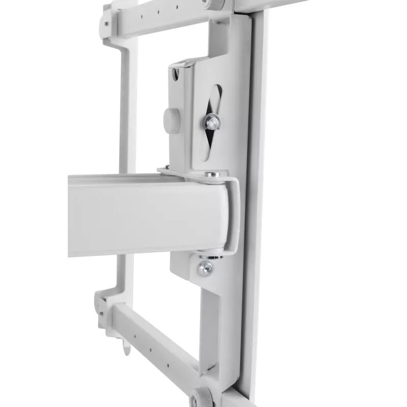 InLine Premium Aluminium-Wandhalterung für Flachbildfernseher 37-80 Zoll Weiß 70 kg