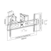 InLine Eck-Wandhalterung für TFT / LED / Plasma 37 Zoll bis 63 Zoll bis 60 kg