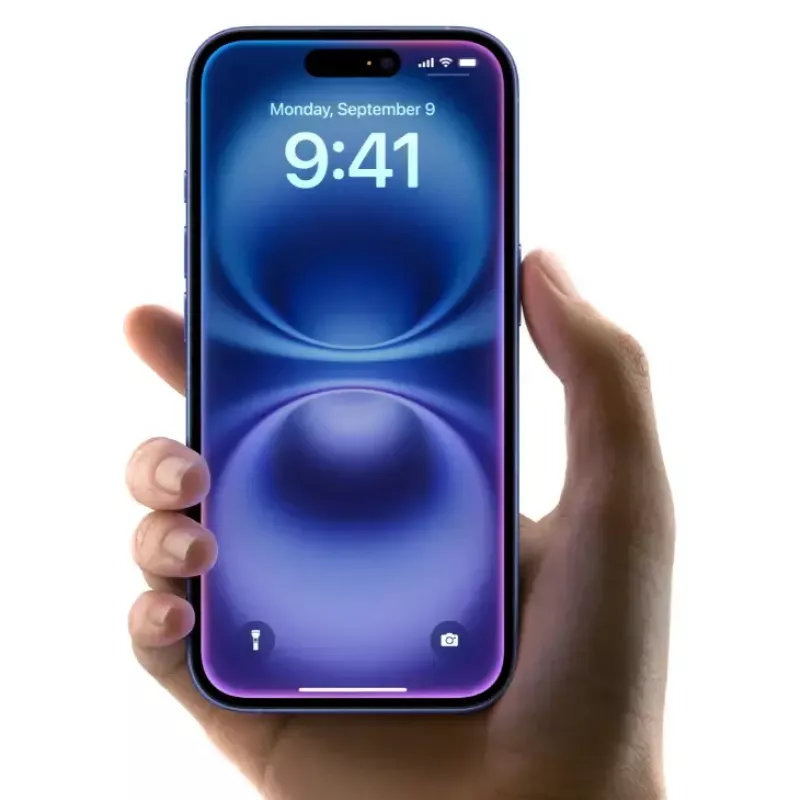 Smartphone Apple iPhone 16 — 6,1 Zoll (15,5 cm), A18, 128 GB, Dual-SIM, 48 MP Dual-Rückkamera, Teal