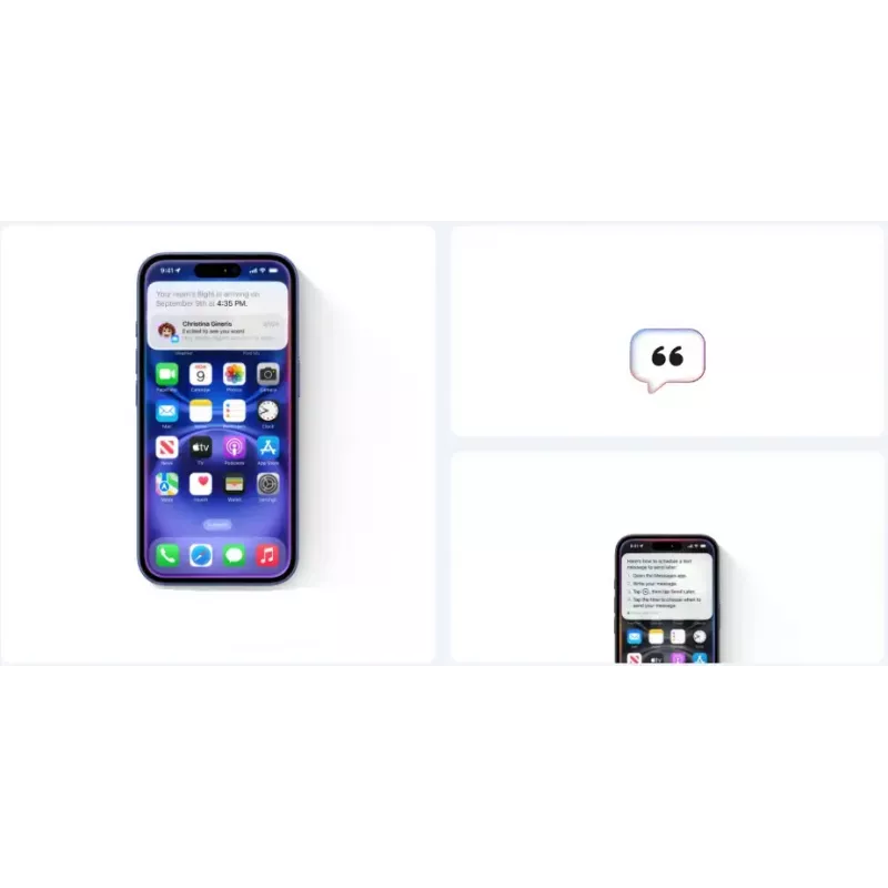 Smartphone Apple iPhone 16 — 6,1 Zoll (15,5 cm), A18, 128 GB, Dual-SIM, 48 MP Dual-Rückkamera, Teal