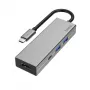 Hama 00200107 Laptop-Dock/Port-Replikator USB 3.2 Gen 1 (3.1 Gen 1) Typ-C Anthrazit, Grau