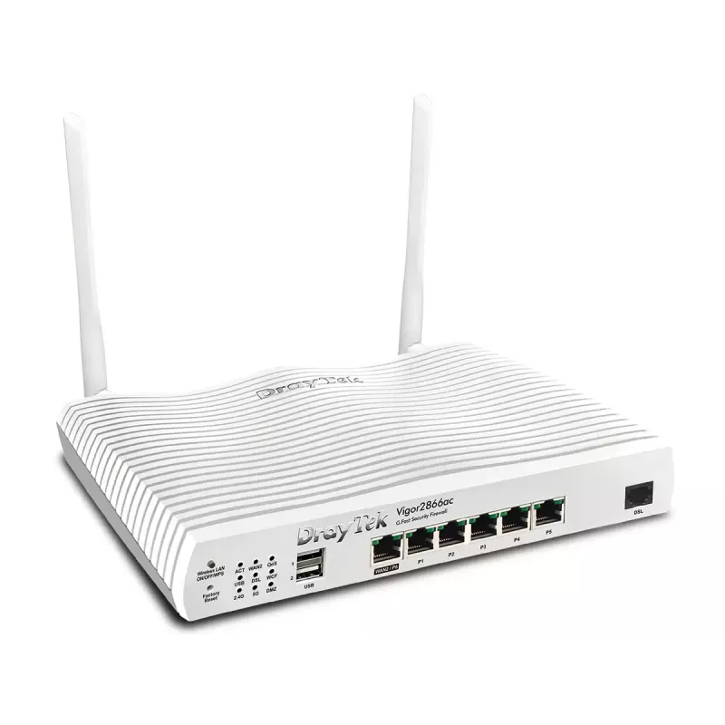 Tischrouter DrayTek Vigor 2866AX Dualband-Wi-Fi 6