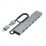 Hama 00200137 Schnittstellen-Hub USB 3.2 Gen 1 (3.1 Gen 1) Type-A + Type-C 5000 Mbit/s Anthrazit