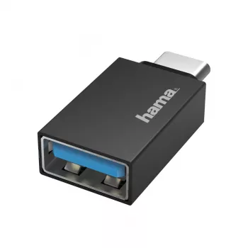 Hama USB OTG Adapter, USB-C-Stecker - USB-Buchse, USB 3.2 Gen 1, 5 Gbit/s
