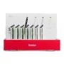 Hama Mini-Stylus-Stift Dunkelblau Hellblau Silber Gelb 95 mm