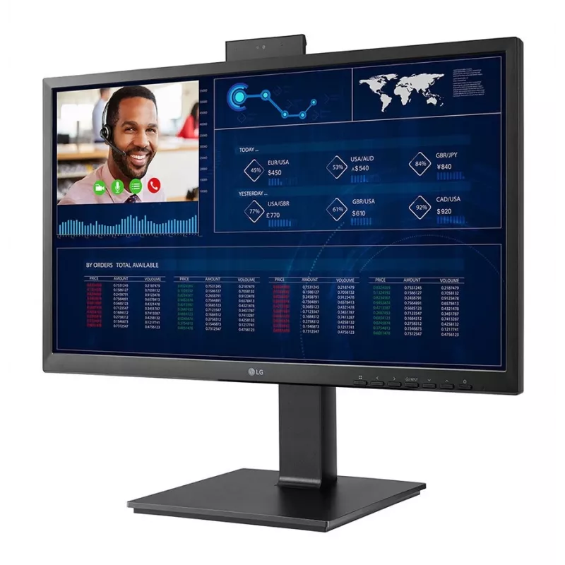 LG 24CQ651I-6P 23,8 Zoll Full HD All-in-One Thin Client, Intel Pentium N6005, 8GB RAM, 16GB eMMC