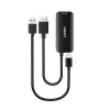 HDMI-zu-USB-Typ-C-Konverter Lindy 43423 mit USB-Stromeingang, 0,2 m Kabel, HDMI + USB-C-Anschlüsse