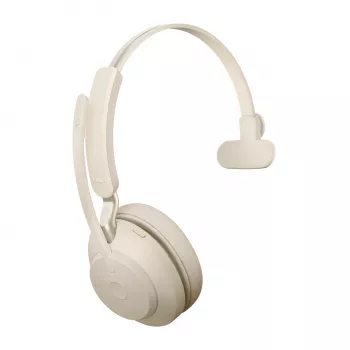 Jabra Evolve2 65 USB-C UC Mono - Beige, Kabellos, Büro/Callcenter, 20 - 20000 Hz, 99,2 g, Headset, Beige