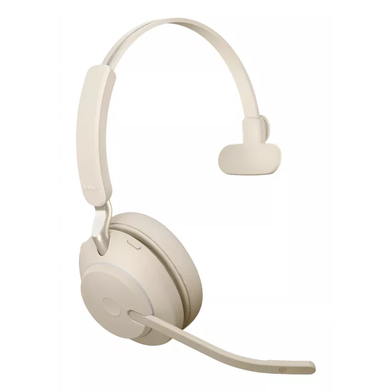 Jabra Evolve2 65 USB-C UC Mono - Beige, Kabellos, Büro/Callcenter, 20 - 20000 Hz, 99,2 g, Headset, Beige
