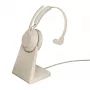 Jabra Evolve2 65 USB-C UC Ladegerät-Ständer Mono - Beige, Kabellos, Büro/Callcenter, 20 - 20000 Hz, 99,2 g, Headset, Beige