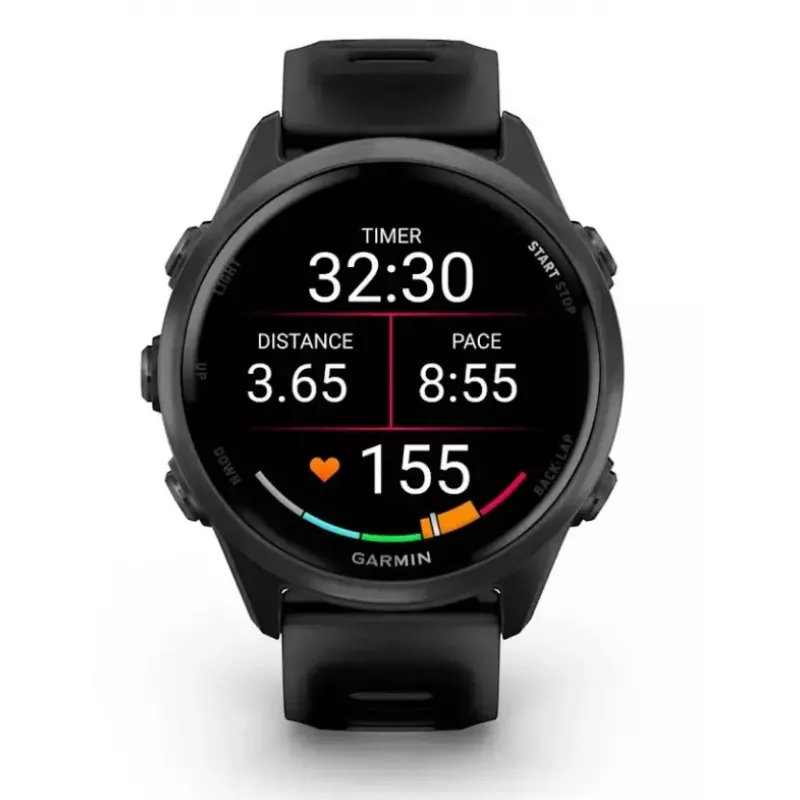 Smartwatch GARMIN Forerunner 570 42 mm AMOLED 1.2 Zoll 390×390 Touchscreen Wi‑Fi GPS Schwarz