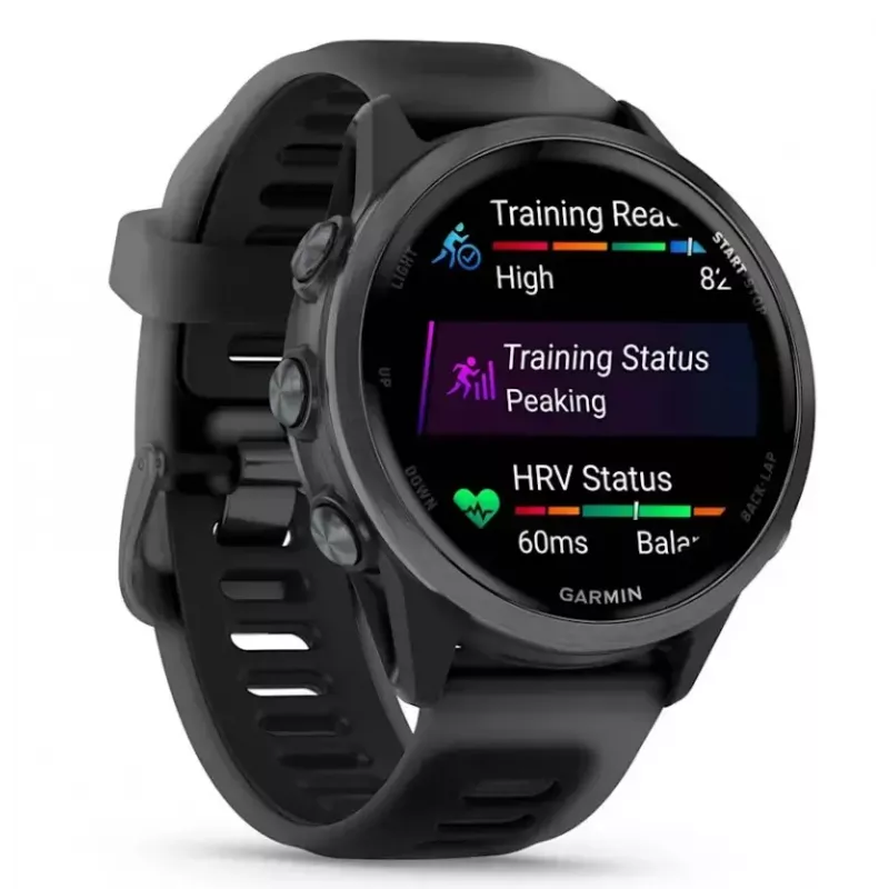 Smartwatch GARMIN Forerunner 570 42 mm AMOLED 1.2 Zoll 390×390 Touchscreen Wi‑Fi GPS Schwarz