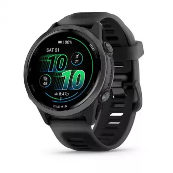 Smartwatch GARMIN Forerunner 570 42 mm AMOLED 1.2 Zoll 390×390 Touchscreen Wi‑Fi GPS Schwarz