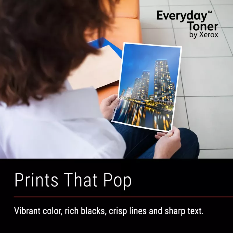 Everyday™ Schwarzer Toner von Xerox kompatibel mit HP 201A (CF400A), Standardkapazität