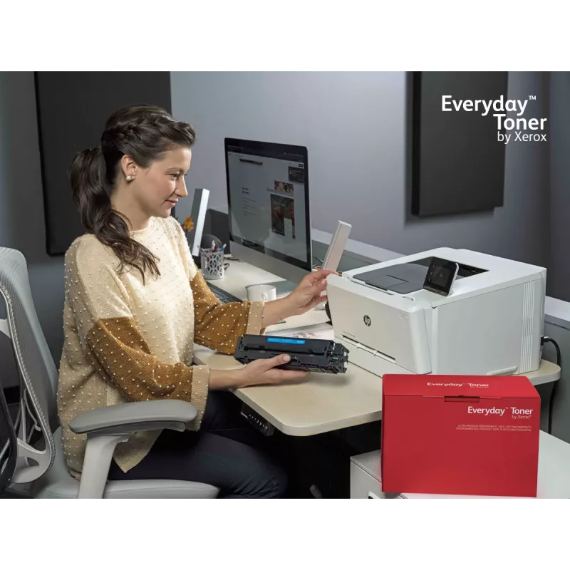 Everyday™ Schwarzer Toner von Xerox kompatibel mit HP 201A (CF400A), Standardkapazität