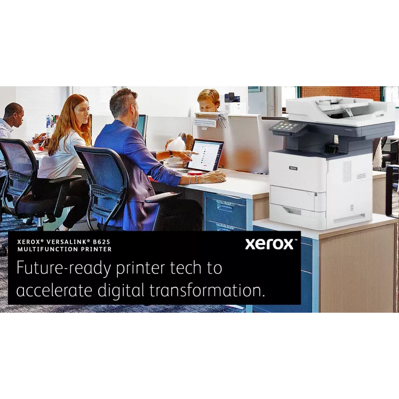 Xerox VersaLink B625 A4 61ppm Duplex Kopieren/Drucken/Scannen/Fax PS3 PCL5e/6 2 Papierkassetten 650 Blatt