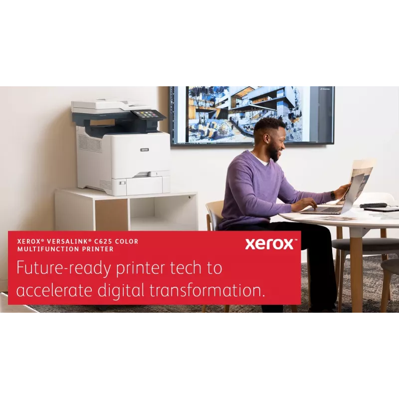 Xerox VersaLink C625 A4 50ppm Duplex Kopieren/Drucken/Scannen/Fax PS3 PCL5e/6 2 Papierfächer 650 Blatt
