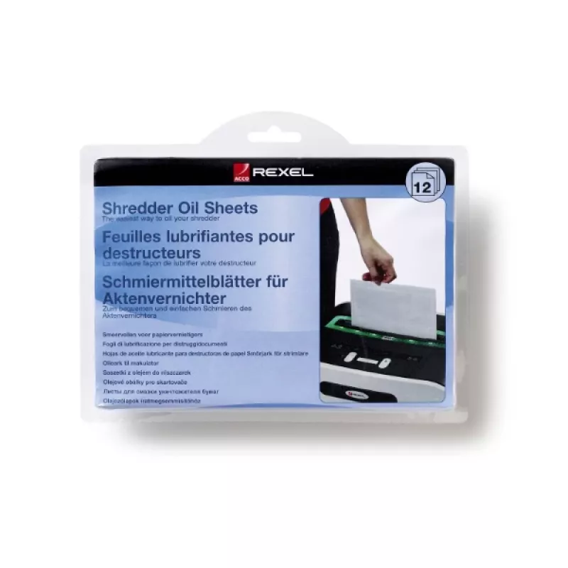 Rexel Shredder Oil Sheets (Packung mit 12)