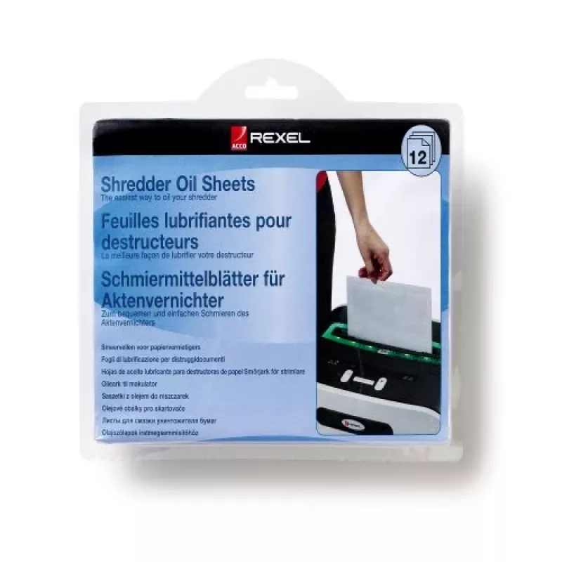 Rexel Shredder Oil Sheets (Packung mit 12)