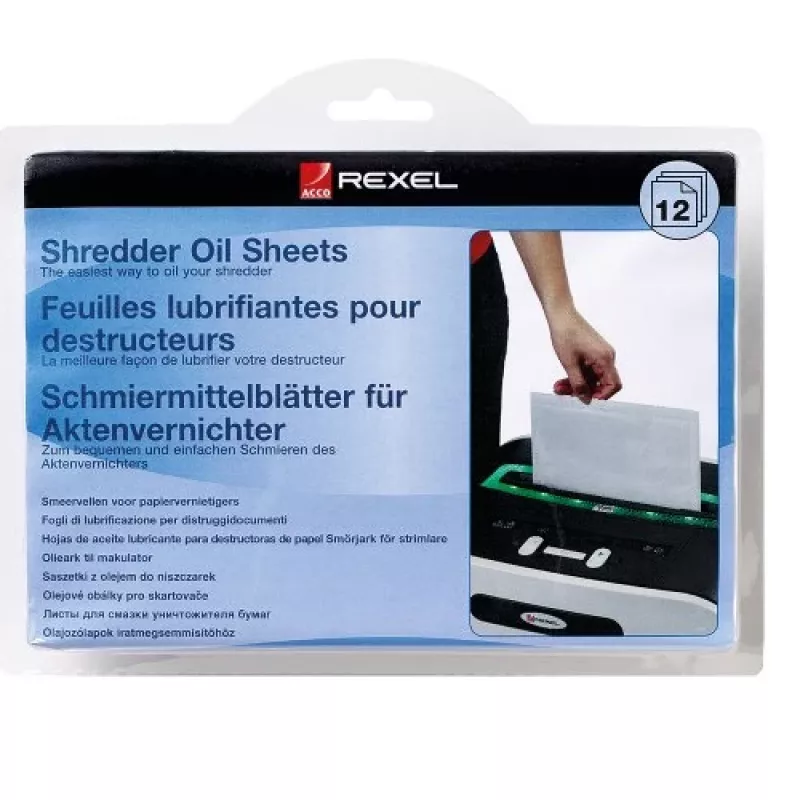 Rexel Aktenvernichter-Ölblätter (20er-Packung)