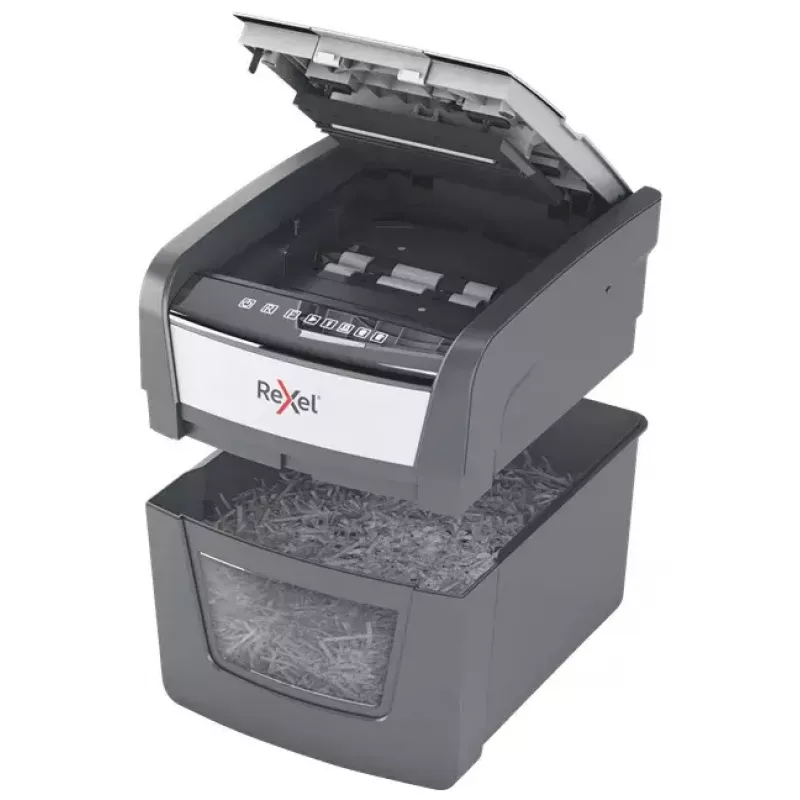 Rexel Optimum AutoFeed 45X Automatischer Partikelschnitt-Aktenvernichter P4