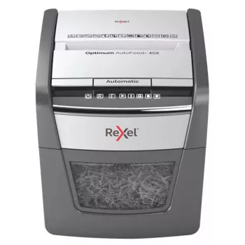 Rexel Optimum AutoFeed 45X Automatischer Partikelschnitt-Aktenvernichter P4