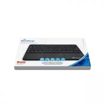 Tastatur MediaRange MROS130 Office Bluetooth QWERTZ Deutsch Schweizerdeutsch Schwarz