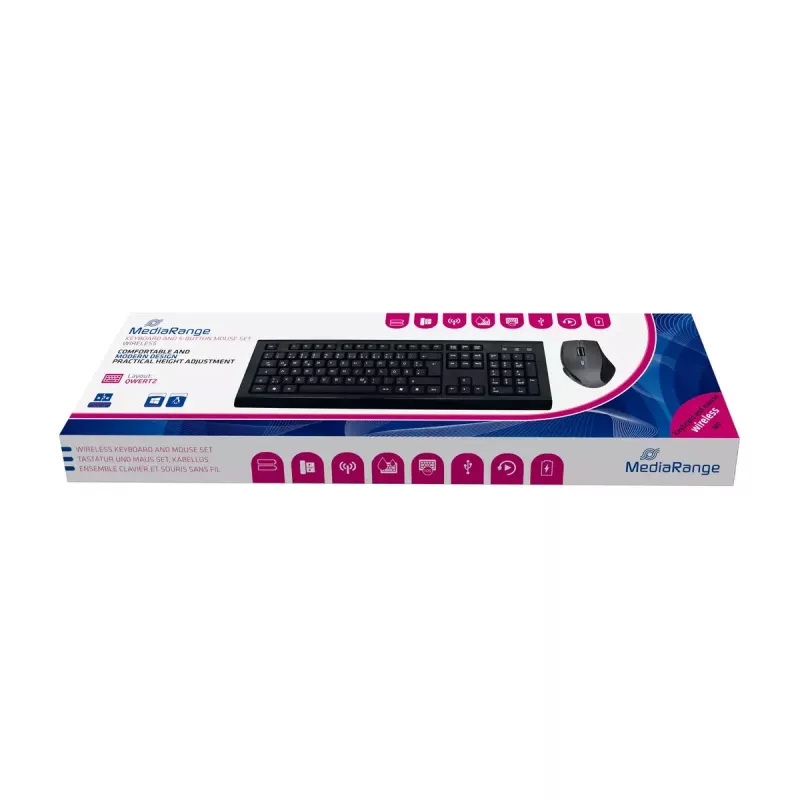 Tastatur-Maus-Set MediaRange MROS104