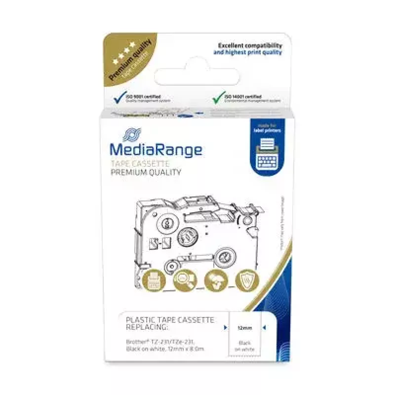 Plastikbandkassette MediaRange TZ-231