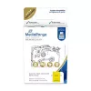 Plastikbandkassette MediaRange TZ-631 12 mm schwarz auf gelb