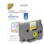 Plastikbandkassette MediaRange TZ-631 12 mm schwarz auf gelb
