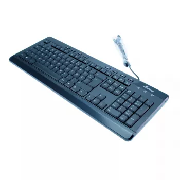 Tastatur MediaRange MROS102 Universal USB QWERTZ Deutsch Schwarz