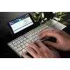 MediaRange MROS133 Office Bluetooth QWERTZ Deutsch Schweizer Silber