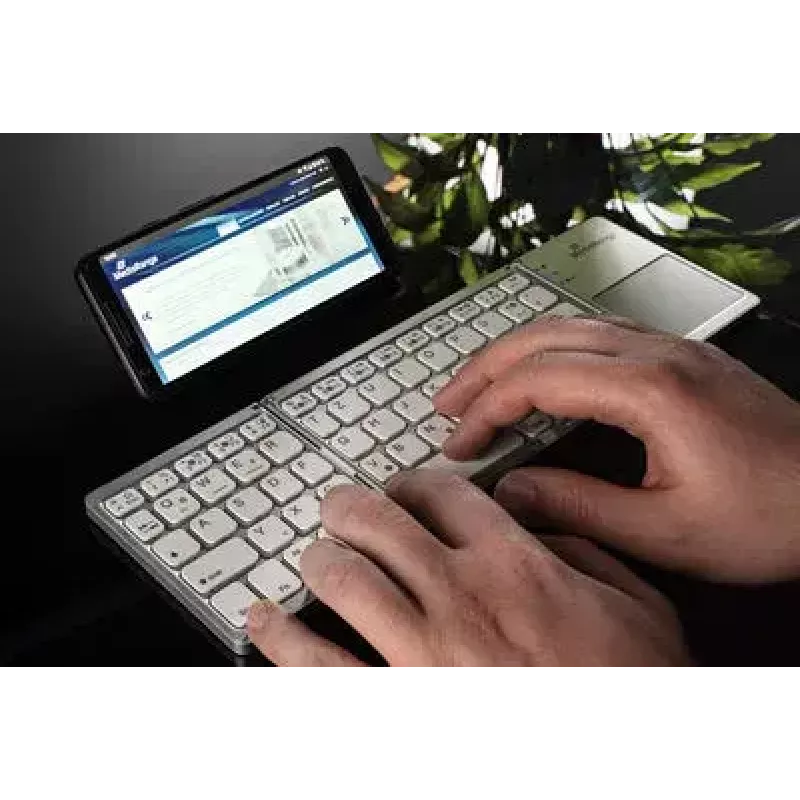 MediaRange MROS133 Office Bluetooth QWERTZ Deutsch Schweizer Silber