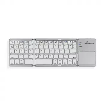 MediaRange MROS133 Office Bluetooth QWERTZ Deutsch Schweizer Silber