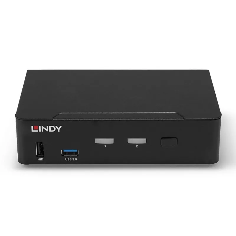 Lindy 2 Port DisplayPort 1.4, USB 3.0 und Audio KVM Switch