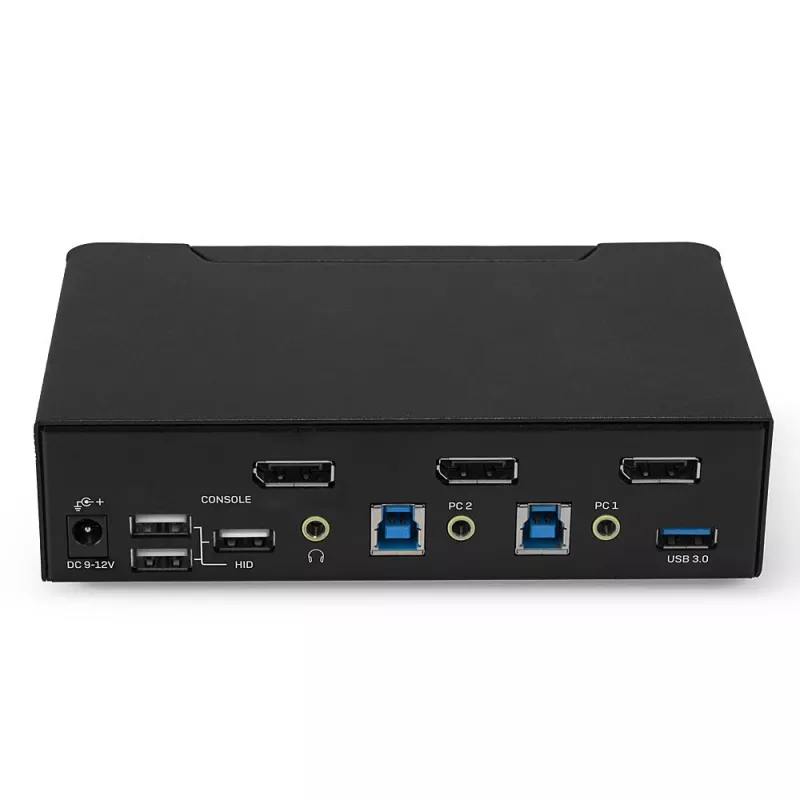 Lindy 2 Port DisplayPort 1.4, USB 3.0 und Audio KVM Switch