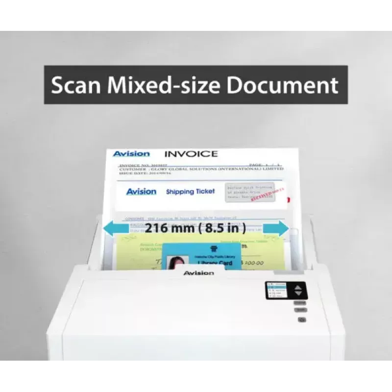 ADF-Scanner Avision AD345GWN 1200 x 1200 DPI A4 Weiß