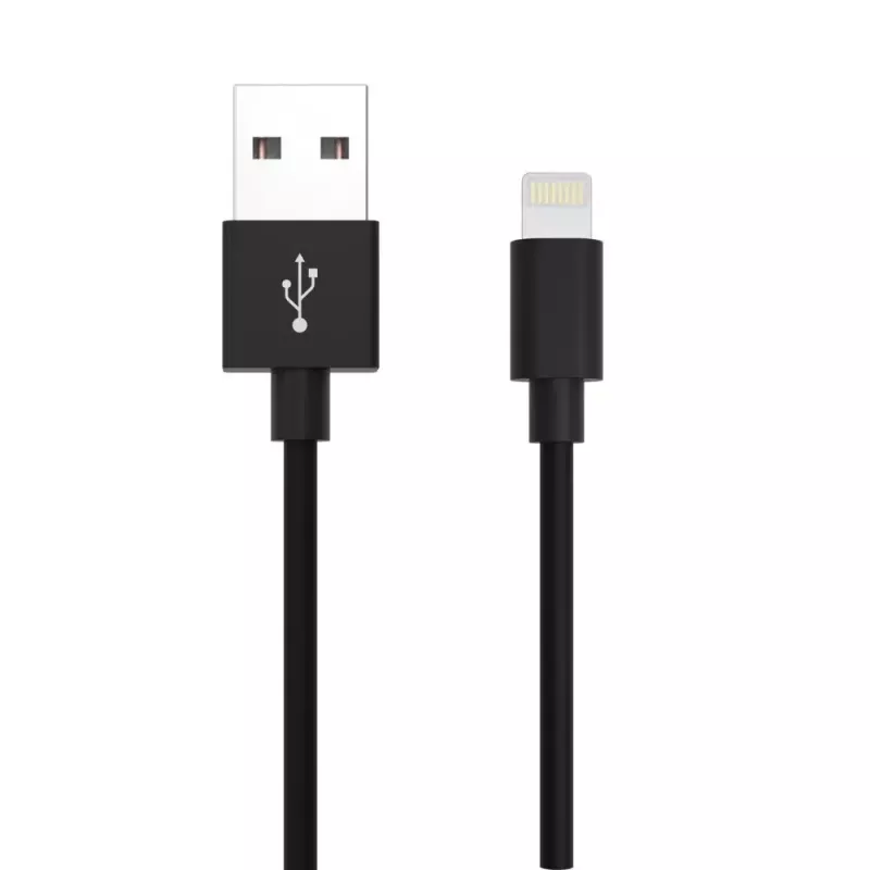 Lightning-Kabel Ansmann 1700-0078 1,2 m Schwarz