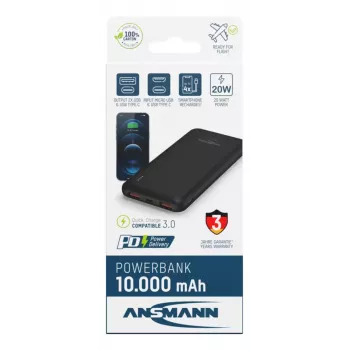 Tragbare Powerbank Ansmann PB320PD 10000 mAh
