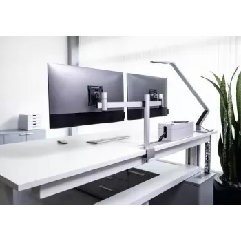 Langlebige Monitorhalterung für 2 Bildschirme Durable 508523