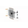Monitorhalterung Durable 509423 27 Zoll Wand Silber Klemme 8 kg