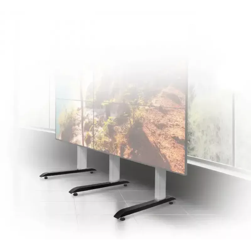 Bodenständer B-Tech BT8380 schwarze Metallbasis 86 mm Breite 950 mm Tiefe