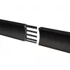 Montageschiene B-TECH BT8390-100/B V2 – Aluminium, schwarz, 1000 mm Länge, 30 mm Tiefe